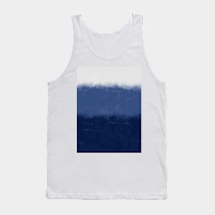 Peaceful Indigo blue watercolor painting Tank Top